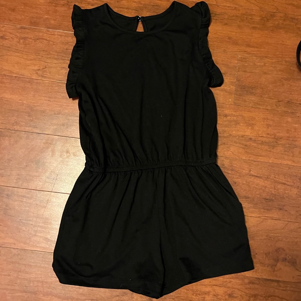 Girls black jumper size 12